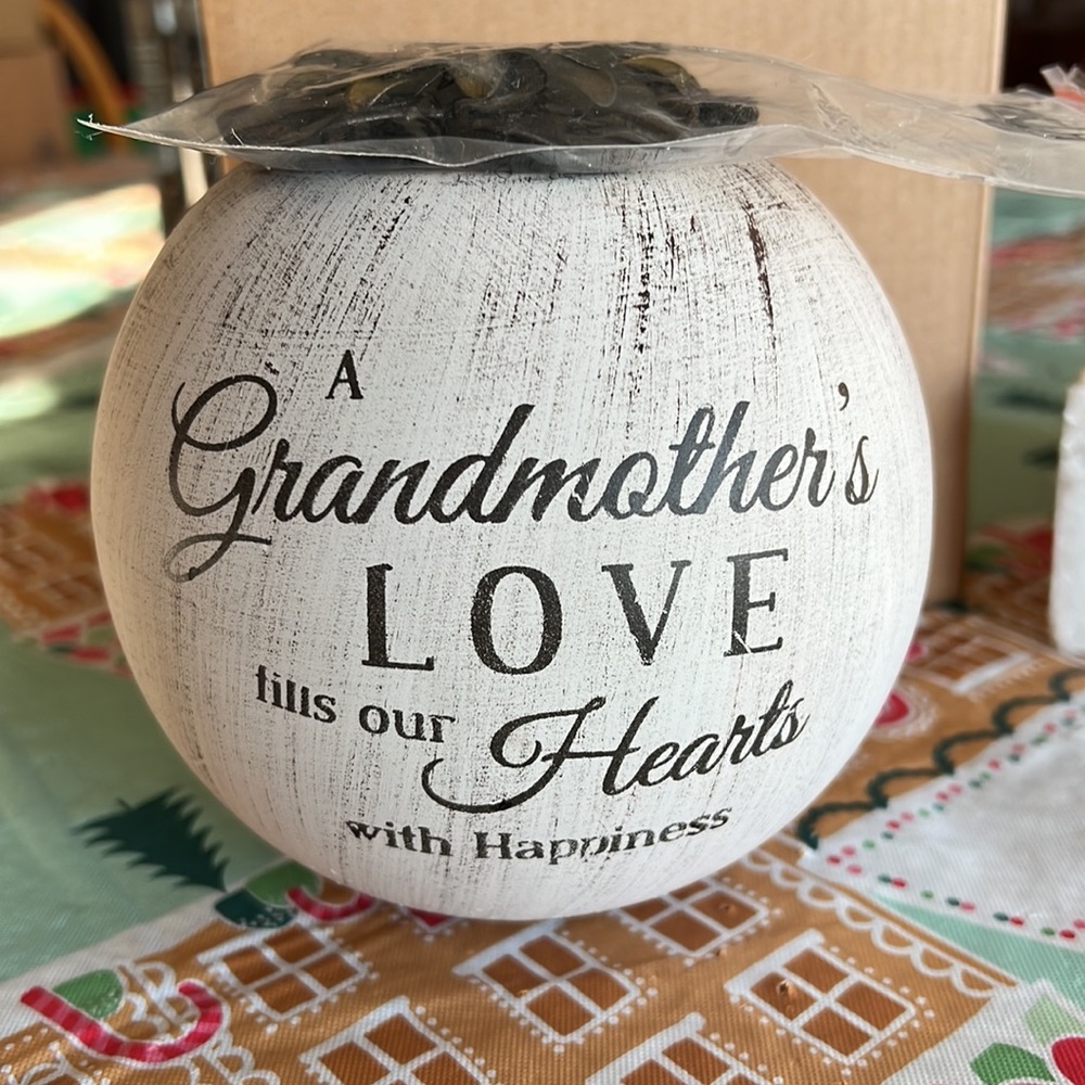 Light Your Way, Grandmother 5”round Candle Holder